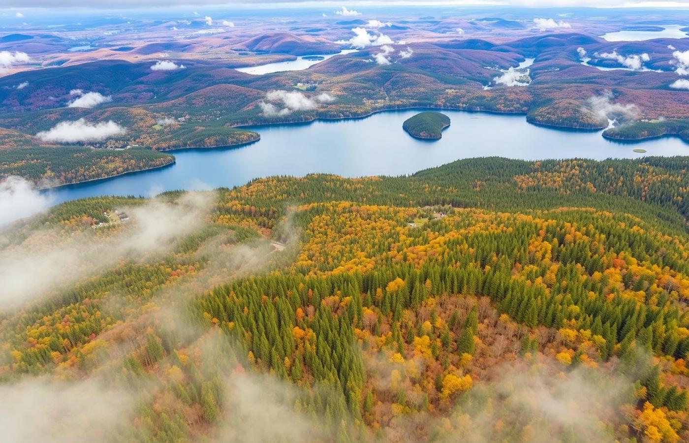 Paysage des Laurentides — Zone desservie par DLR